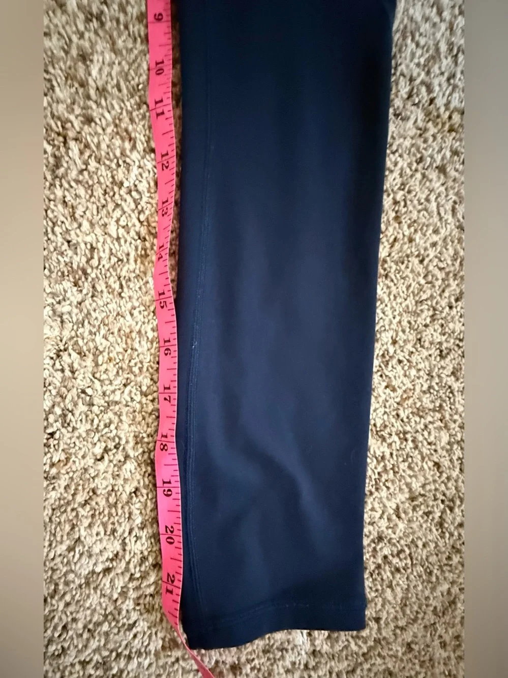 Lululemon Navy High Rise Cropped Leggings Size 2